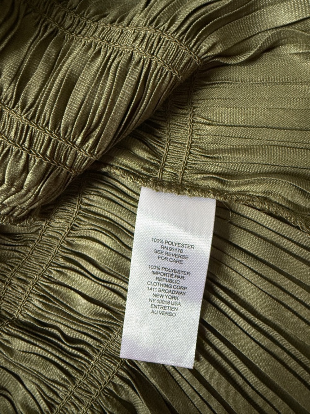Tahari Pleated Blouse - SZ S - Picture 11 of 12